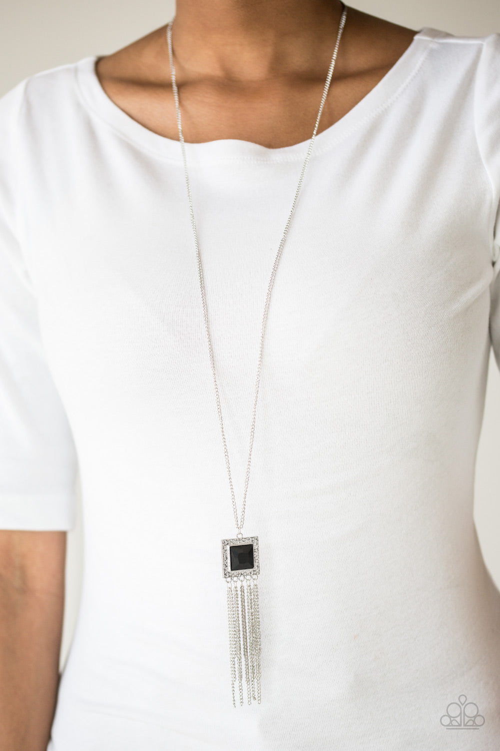 Shimmer Sensei - Black - Paparazzi Necklace