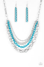 Load image into Gallery viewer, Color Bomb - Blue - Paparazzi Necklace
