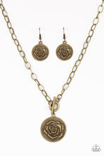 Load image into Gallery viewer, Beautifully Belle - Brass - Paparazzi Necklace
