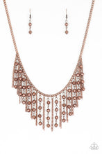 Load image into Gallery viewer, Rebel Remix - Copper Necklace  Paparazzi
