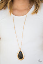 Load image into Gallery viewer, BADLAND To The Bone - Gold Necklace- Paparazzi
