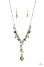 Load image into Gallery viewer, Crystal Couture - Green Necklace- Paparazzi
