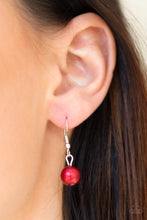Load image into Gallery viewer, Paparazzi A Love For Luster - Red Pearl Necklace
