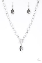 Load image into Gallery viewer, Club Sparkle - Silver - Paparazzi Necklace
