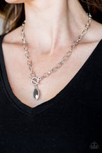 Load image into Gallery viewer, Club Sparkle - Silver - Paparazzi Necklace
