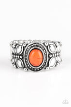 Load image into Gallery viewer, Butterfly Belle - Orange - Paparazzi Ring
