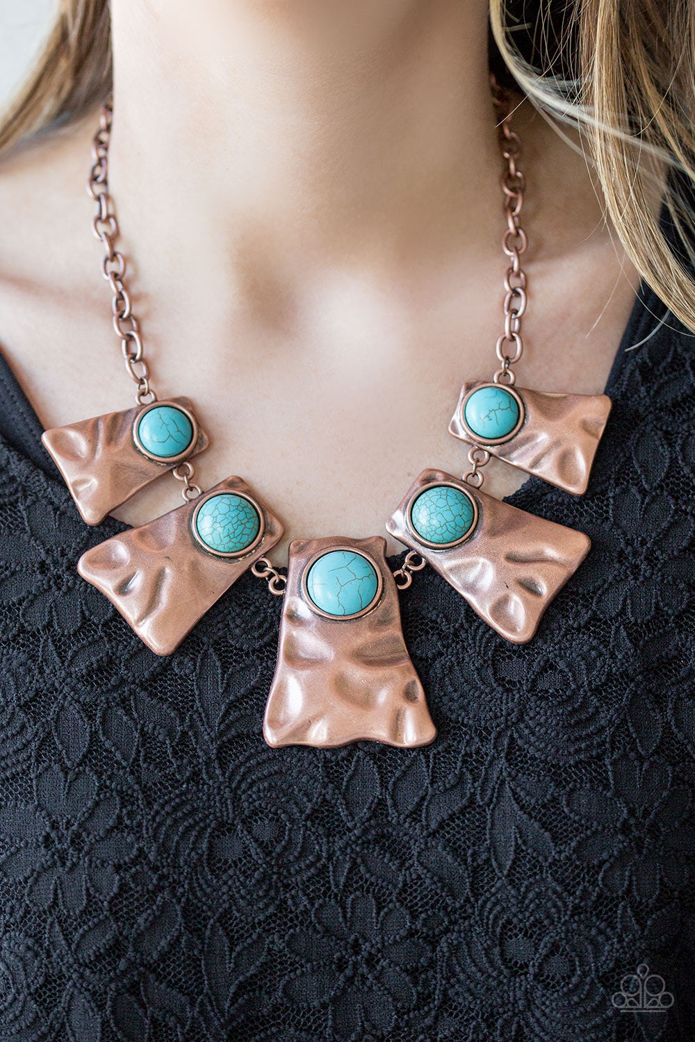 Cougar Blue - Paparazzi - Paparazzi Necklace
