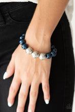 Load image into Gallery viewer, All Dressed UPTOWN - Blue Bracelet Paparazzi
