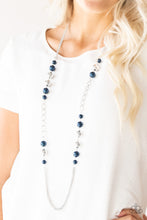 Load image into Gallery viewer, Uptown Talker - Blue Necklace Paparazzi
