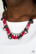 Load image into Gallery viewer, Hurricane Season - Red Paparazzi Necklace
