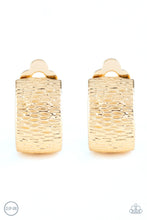 Load image into Gallery viewer, Cirque Du Couture - Gold -  Clip-on Paparazzi  Earrings
