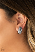 Load image into Gallery viewer, Couture Collision - Silver - Clip-on Paparazzi Earrings
