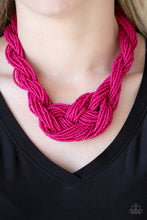 Load image into Gallery viewer, A Standing Ovation- Pink Seed Bead Necklace
