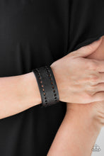 Load image into Gallery viewer, Paparazzi &quot;Make The WEST Of It&quot;  Black Leather Bracelet
