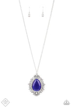 Load image into Gallery viewer, Frozen Gardens ~ Blue Paparazzi Necklace
