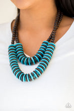 Load image into Gallery viewer, Dominican Disco - Blue - Paparazzi Necklace
