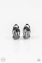 Load image into Gallery viewer, Dining Out Black Clip-on Earrings
