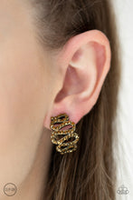 Load image into Gallery viewer, Idol Shine  Brass Clip-on Earrings
