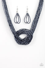 Load image into Gallery viewer, Knotted Knockout - Blue Paparazzi Necklace

