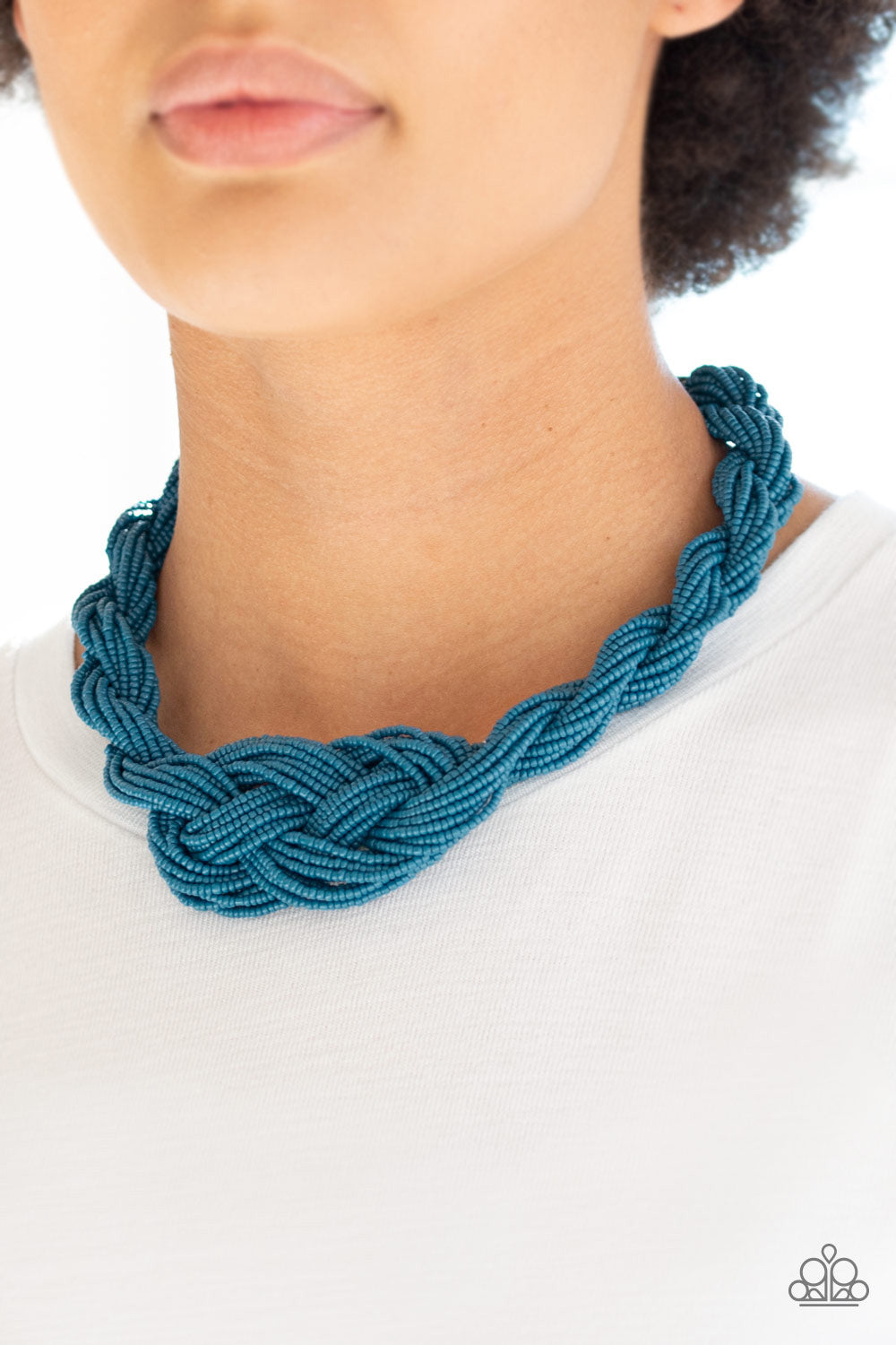Paparazzi A Standing Ovation - Blue Necklace