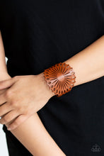 Load image into Gallery viewer, Wildflower Garden - Brown Paparazzi Bracelet
