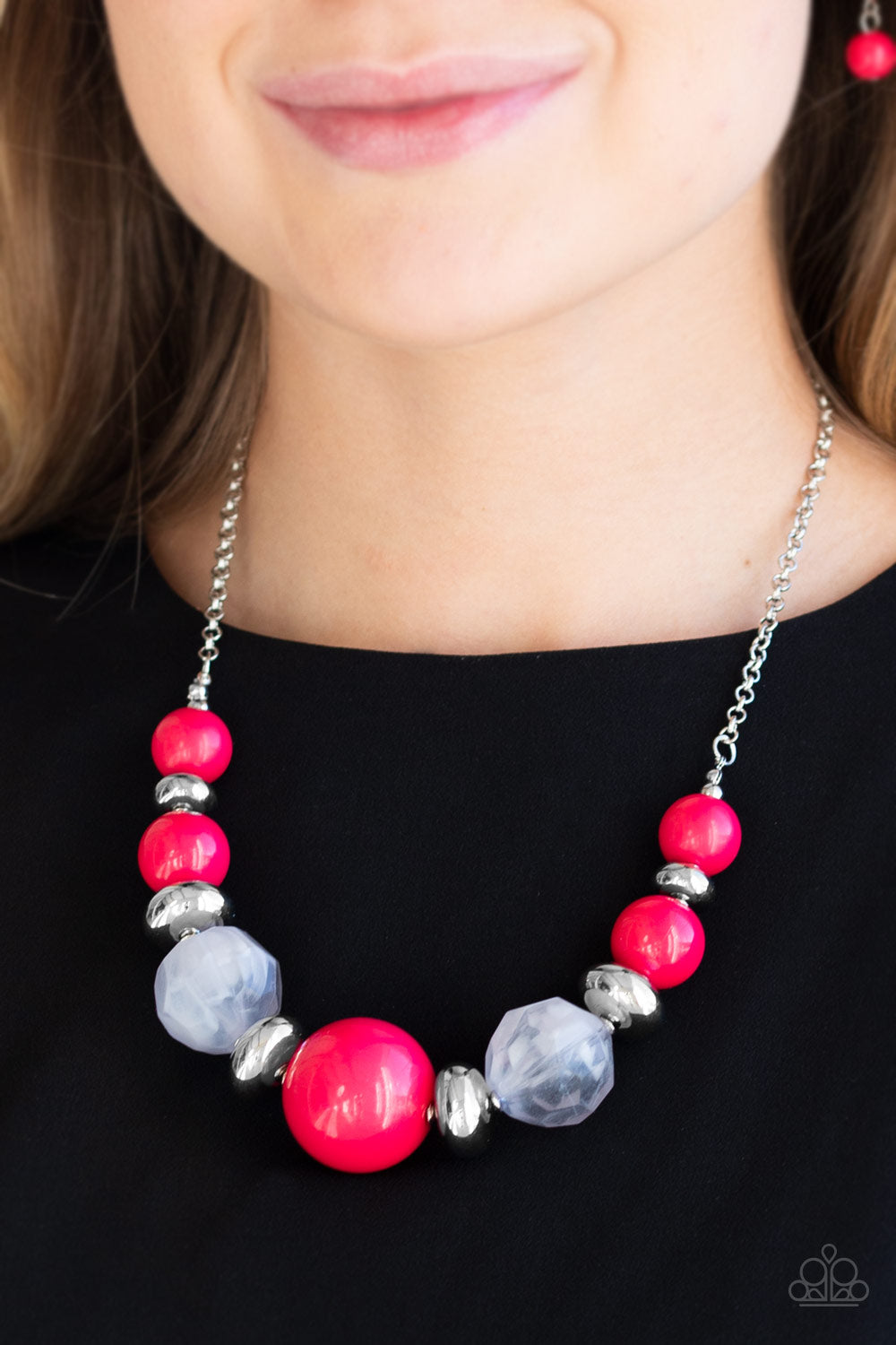 Daytime Drama - Pink - Paparazzi Necklace