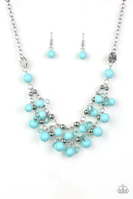 Load image into Gallery viewer, Seaside Soiree - Blue - Paparazzi Necklace
