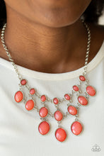 Load image into Gallery viewer, Mermaid Marmalade - Orange - Paparazzi Necklace
