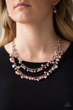 Load image into Gallery viewer, Kindhearted Heart - Orange  Paparazzi Necklace
