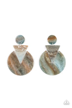 Load image into Gallery viewer, Head Under WATERCOLORS - Blue - Paparazzi Earrings
