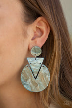 Load image into Gallery viewer, Head Under WATERCOLORS - Blue - Paparazzi Earrings
