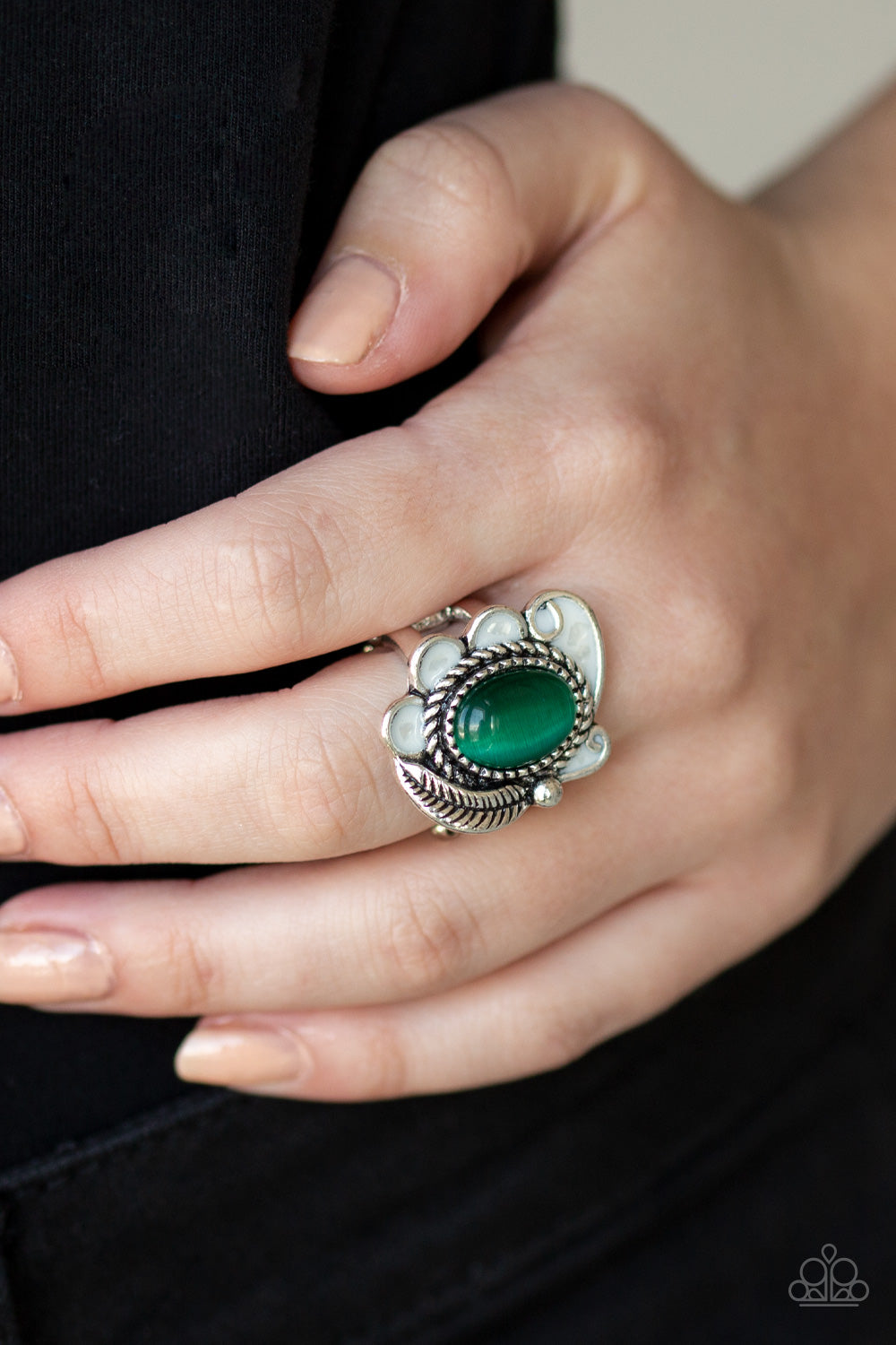 Fairytale Magic - Green Ring - Paparazzi