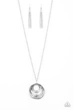 Load image into Gallery viewer, Breaking Pattern - Silver Paparazzi Necklace
