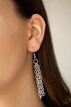 Load image into Gallery viewer, Breaking Pattern - Silver Paparazzi Necklace
