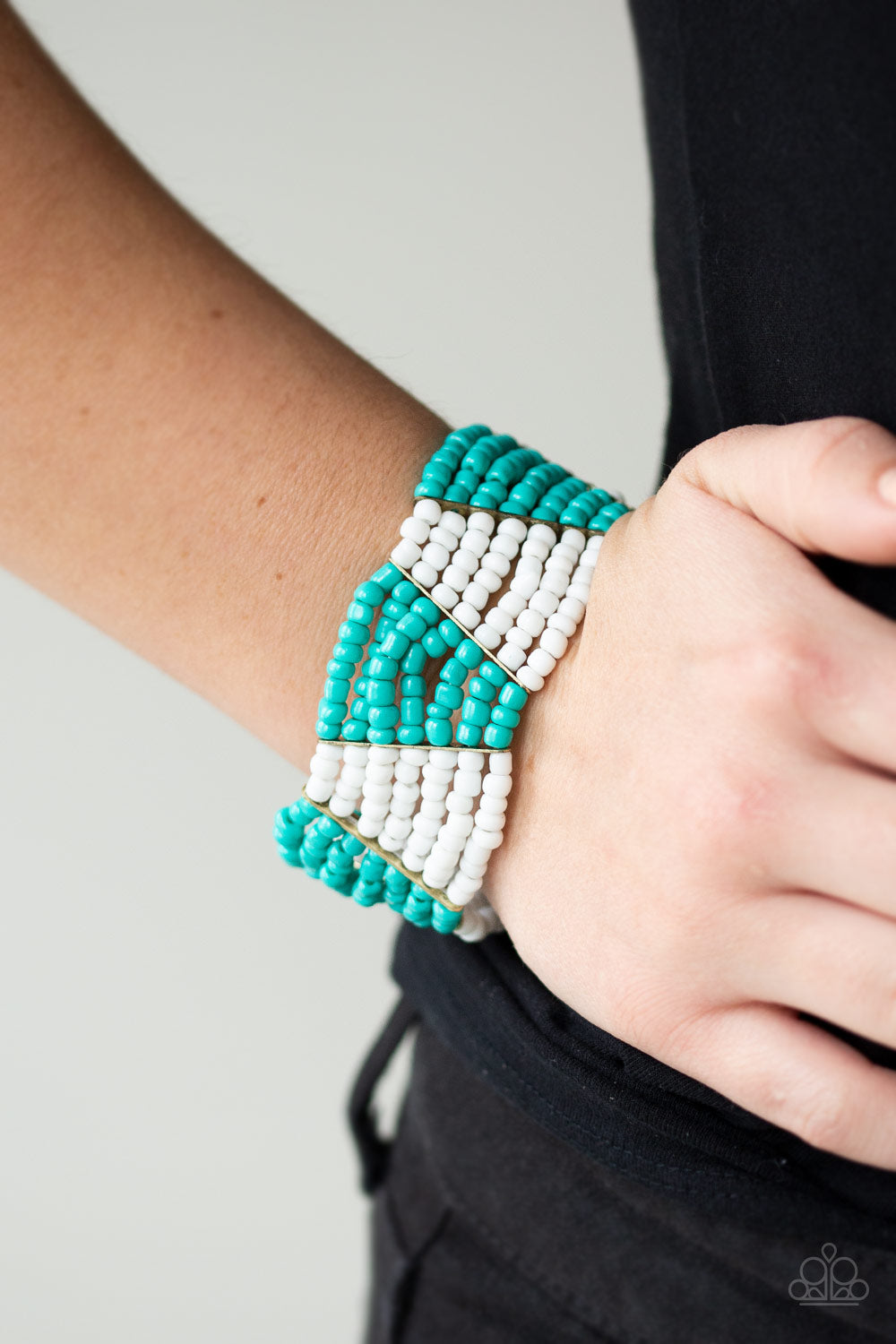 Paparazzi Bracelet ~ Outback Outing - Blue