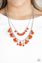Load image into Gallery viewer, Beautifully Beaded - Orange Necklace
