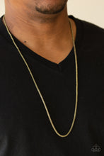 Load image into Gallery viewer, Paparazzi &quot;Underground &quot; Brass Urban Necklace
