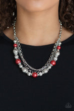 Load image into Gallery viewer, Paparazzi 5th Avenue Romance  Red Necklace
