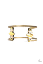 Load image into Gallery viewer, Glam Power - Brass - Paparazzi Accessories
