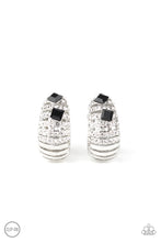 Load image into Gallery viewer, Bank Tank - Black -  Clip-on Paparazzi Earrings
