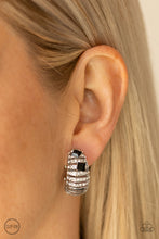 Load image into Gallery viewer, Bank Tank - Black -  Clip-on Paparazzi Earrings
