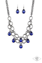 Load image into Gallery viewer, Show-Stopping Shimmer - Blue - Paparazzi Necklace
