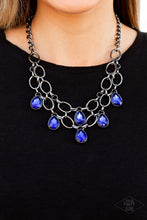 Load image into Gallery viewer, Show-Stopping Shimmer - Blue - Paparazzi Necklace
