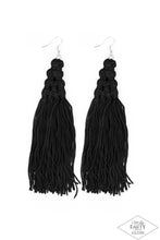 Load image into Gallery viewer, Magic Carpet Ride - Black Paparazzi Earrings
