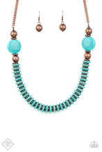 Load image into Gallery viewer, Paparazzi Desert Revival Necklace - Turquoise- Necklace

