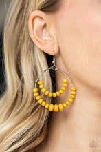Load image into Gallery viewer, Paradise Party - Yellow - Paparazzi Earrings
