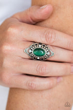 Load image into Gallery viewer, Elegantly Enchanted - Green - Ring - Paparazzi
