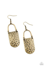 Load image into Gallery viewer, Resort Relic - Brass - Paparazzi Earrings
