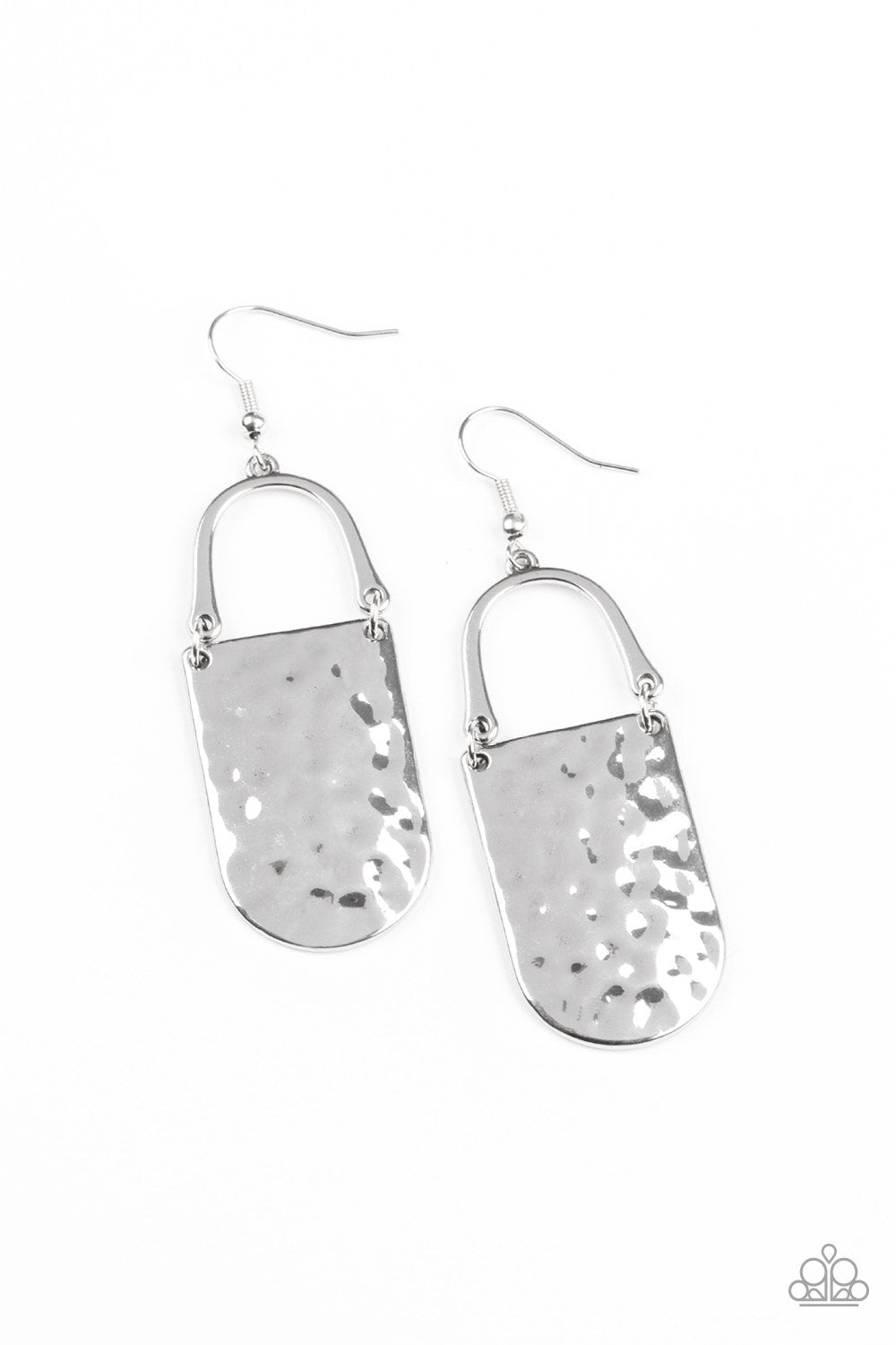 Resort Relic - Silver - Paparazzi Earrings