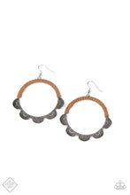 Load image into Gallery viewer, Tambourine Trend - Brown - Paparazzi Earrings
